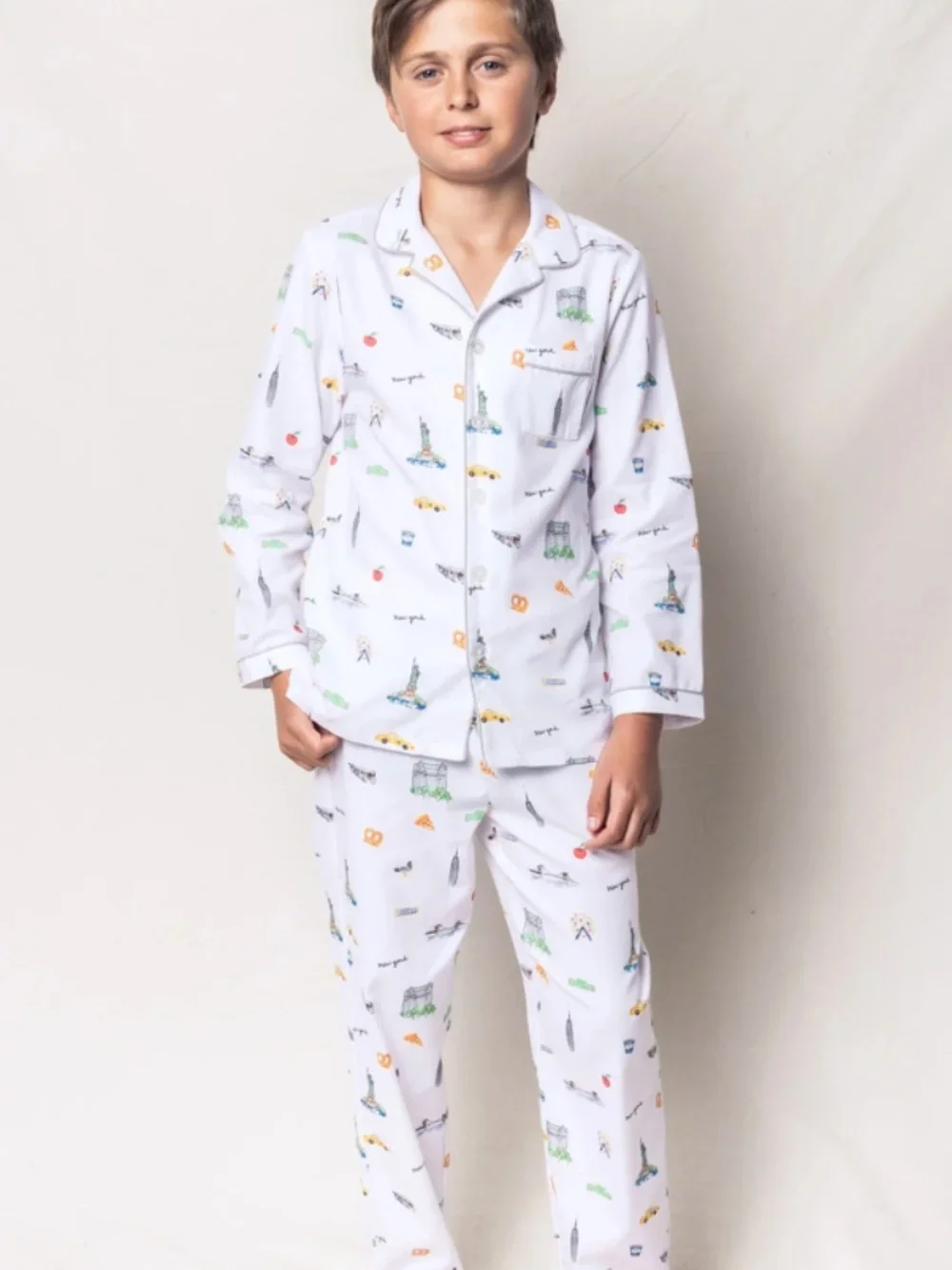 Kid's Twill Pajama Set in New York! New York! (Size: 3T)